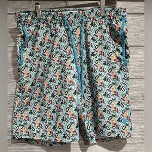 Beach Bros Mens Swim Trunks Board Shorts Sz M Blue Mayo Cinco
